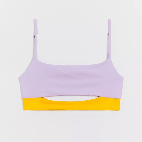 L*Space Kelli Cut-Out Bikini Top size Medium NWT - Picture 1 of 5